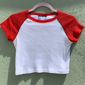 Brandy Melville Red Baseball T ❗️